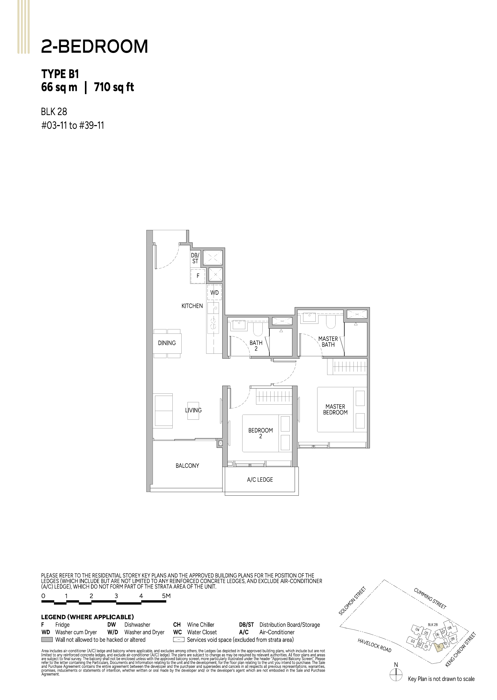 Union Square Residences 1 Bedroom Floor Plan 7
